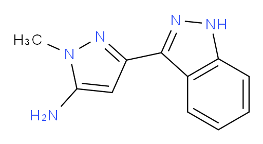 3-(1H-indazol-3-yl)-1-methyl-1H-pyrazol-5-amine