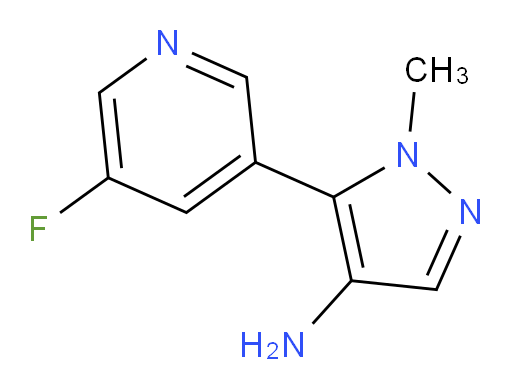 5-(5-fluoropyridin-3-yl)-1-methyl-1H-pyrazol-4-amine