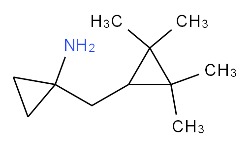 1-[(2,2,3,3-tetramethylcyclopropyl)methyl]cyclopropan-1-amine