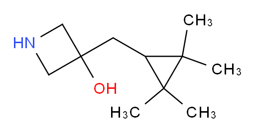 3-[(2,2,3,3-tetramethylcyclopropyl)methyl]azetidin-3-ol
