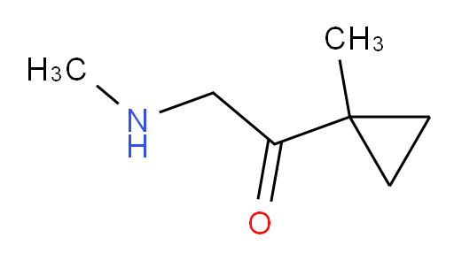 2-(methylamino)-1-(1-methylcyclopropyl)ethan-1-one
