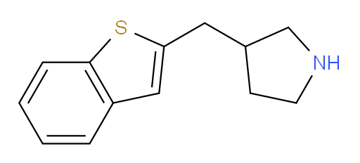 3-[(1-benzothiophen-2-yl)methyl]pyrrolidine