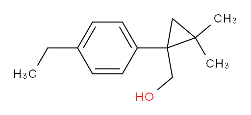 [1-(4-ethylphenyl)-2,2-dimethylcyclopropyl]methanol