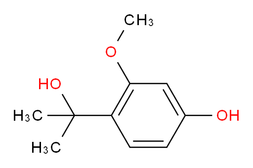 4-(2-hydroxypropan-2-yl)-3-methoxyphenol
