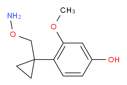4-{1-[(aminooxy)methyl]cyclopropyl}-3-methoxyphenol