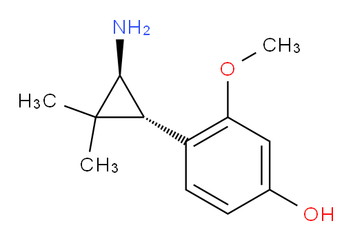 rac-4-[(1R,3R)-3-amino-2,2-dimethylcyclopropyl]-3-methoxyphenol