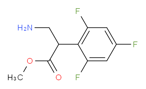 methyl 3-amino-2-(2,4,6-trifluorophenyl)propanoate