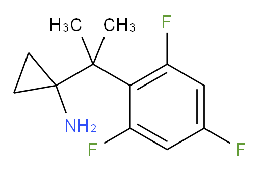 1-[2-(2,4,6-trifluorophenyl)propan-2-yl]cyclopropan-1-amine