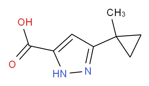 3-(1-methylcyclopropyl)-1H-pyrazole-5-carboxylic acid