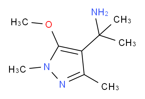 2-(5-methoxy-1,3-dimethyl-1H-pyrazol-4-yl)propan-2-amine
