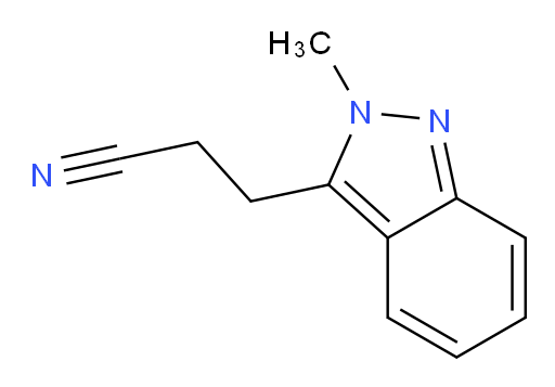 3-(2-methyl-2H-indazol-3-yl)propanenitrile