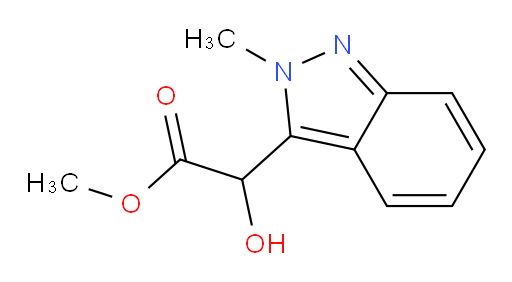 methyl 2-hydroxy-2-(2-methyl-2H-indazol-3-yl)acetate