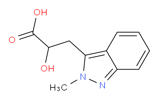 2-hydroxy-3-(2-methyl-2H-indazol-3-yl)propanoic acid