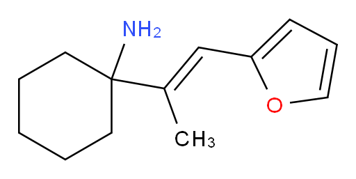 1-[1-(furan-2-yl)prop-1-en-2-yl]cyclohexan-1-amine