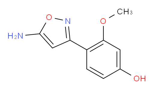 4-(5-amino-1,2-oxazol-3-yl)-3-methoxyphenol