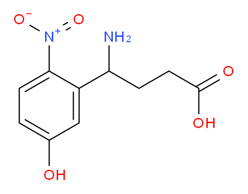 4-amino-4-(5-hydroxy-2-nitrophenyl)butanoic acid