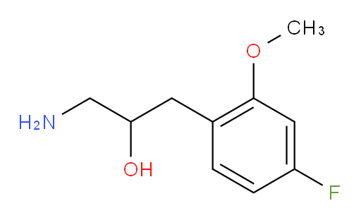 1-amino-3-(4-fluoro-2-methoxyphenyl)propan-2-ol