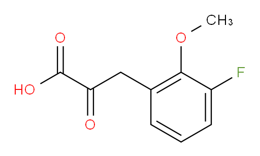 3-(3-fluoro-2-methoxyphenyl)-2-oxopropanoic acid