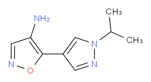 5-[1-(propan-2-yl)-1H-pyrazol-4-yl]-1,2-oxazol-4-amine