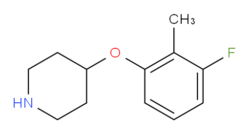 4-(3-fluoro-2-methylphenoxy)piperidine