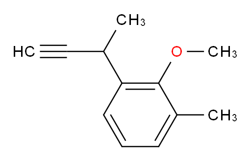 1-(but-3-yn-2-yl)-2-methoxy-3-methylbenzene