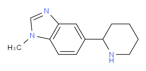 1-methyl-5-(piperidin-2-yl)-1H-1,3-benzodiazole