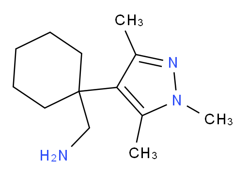 [1-(trimethyl-1H-pyrazol-4-yl)cyclohexyl]methanamine