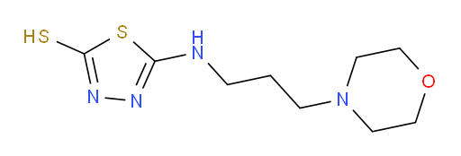 5-{[3-(morpholin-4-yl)propyl]amino}-1,3,4-thiadiazole-2-thiol