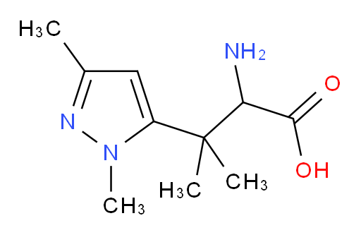 2-amino-3-(1,3-dimethyl-1H-pyrazol-5-yl)-3-methylbutanoic acid