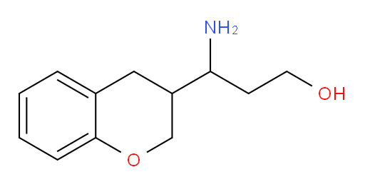 3-amino-3-(3,4-dihydro-2H-1-benzopyran-3-yl)propan-1-ol