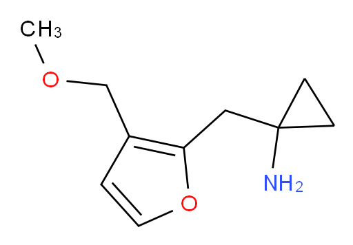 1-{[3-(methoxymethyl)furan-2-yl]methyl}cyclopropan-1-amine
