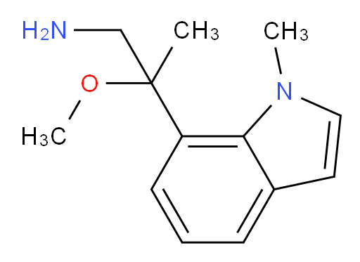 2-methoxy-2-(1-methyl-1H-indol-7-yl)propan-1-amine