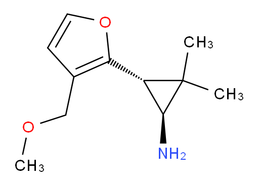 rac-(1R,3S)-3-[3-(methoxymethyl)furan-2-yl]-2,2-dimethylcyclopropan-1-amine