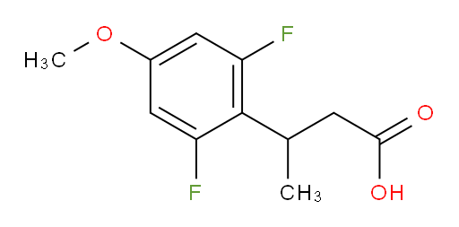 3-(2,6-difluoro-4-methoxyphenyl)butanoic acid