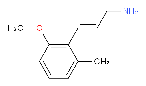 3-(2-methoxy-6-methylphenyl)prop-2-en-1-amine