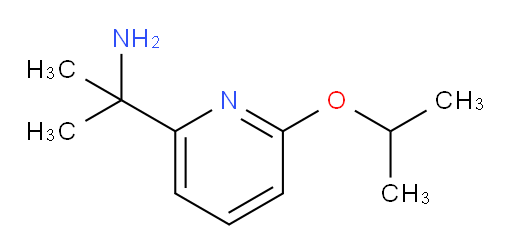 2-[6-(propan-2-yloxy)pyridin-2-yl]propan-2-amine