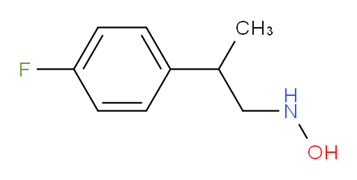 N-[2-(4-fluorophenyl)propyl]hydroxylamine