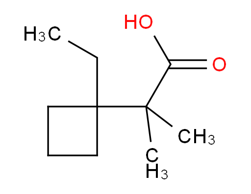 2-(1-ethylcyclobutyl)-2-methylpropanoic acid