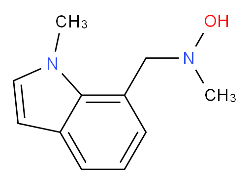 N-methyl-N-[(1-methyl-1H-indol-7-yl)methyl]hydroxylamine