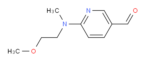 6-[(2-methoxyethyl)(methyl)amino]pyridine-3-carbaldehyde