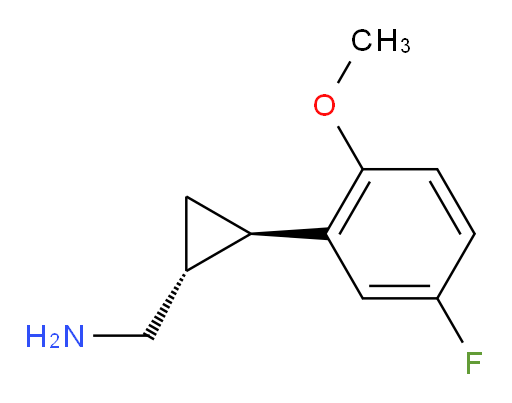 rac-[(1R,2R)-2-(5-fluoro-2-methoxyphenyl)cyclopropyl]methanamine