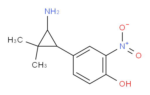 4-(3-amino-2,2-dimethylcyclopropyl)-2-nitrophenol