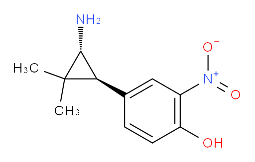 rac-4-[(1R,3S)-3-amino-2,2-dimethylcyclopropyl]-2-nitrophenol