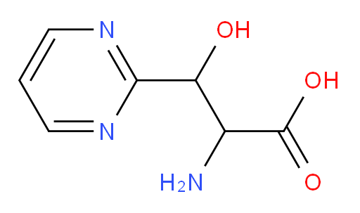 2-amino-3-hydroxy-3-(pyrimidin-2-yl)propanoic acid