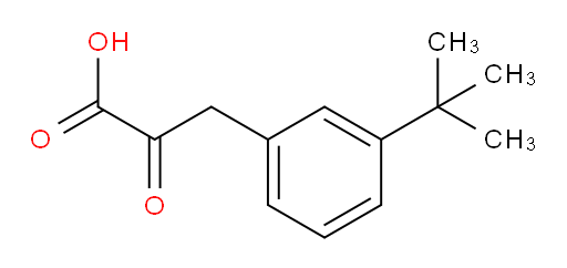 3-(3-tert-butylphenyl)-2-oxopropanoic acid