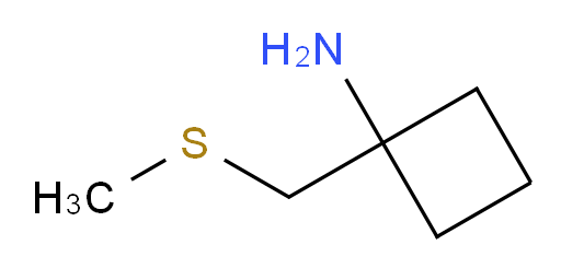 1-[(methylsulfanyl)methyl]cyclobutan-1-amine