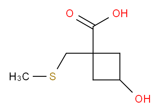 3-hydroxy-1-[(methylsulfanyl)methyl]cyclobutane-1-carboxylic acid