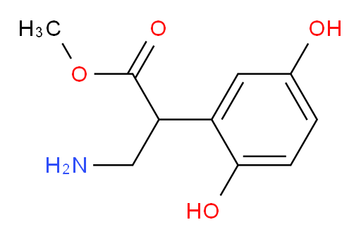 methyl 3-amino-2-(2,5-dihydroxyphenyl)propanoate