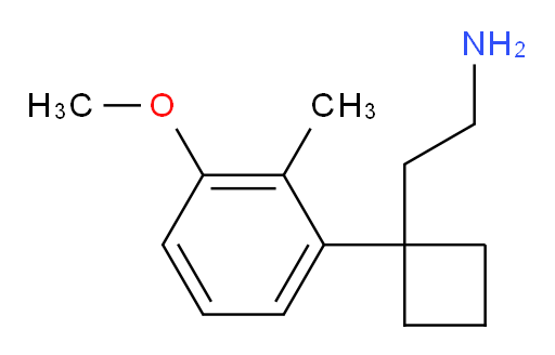2-[1-(3-methoxy-2-methylphenyl)cyclobutyl]ethan-1-amine