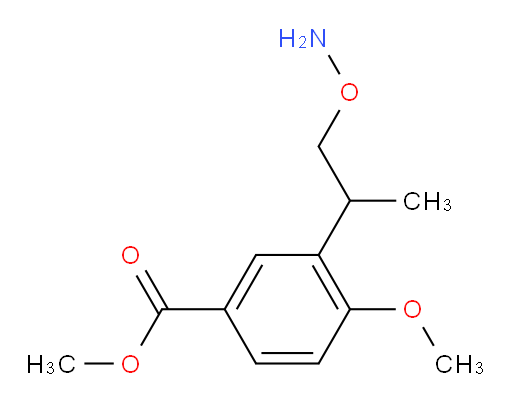 methyl 3-[1-(aminooxy)propan-2-yl]-4-methoxybenzoate